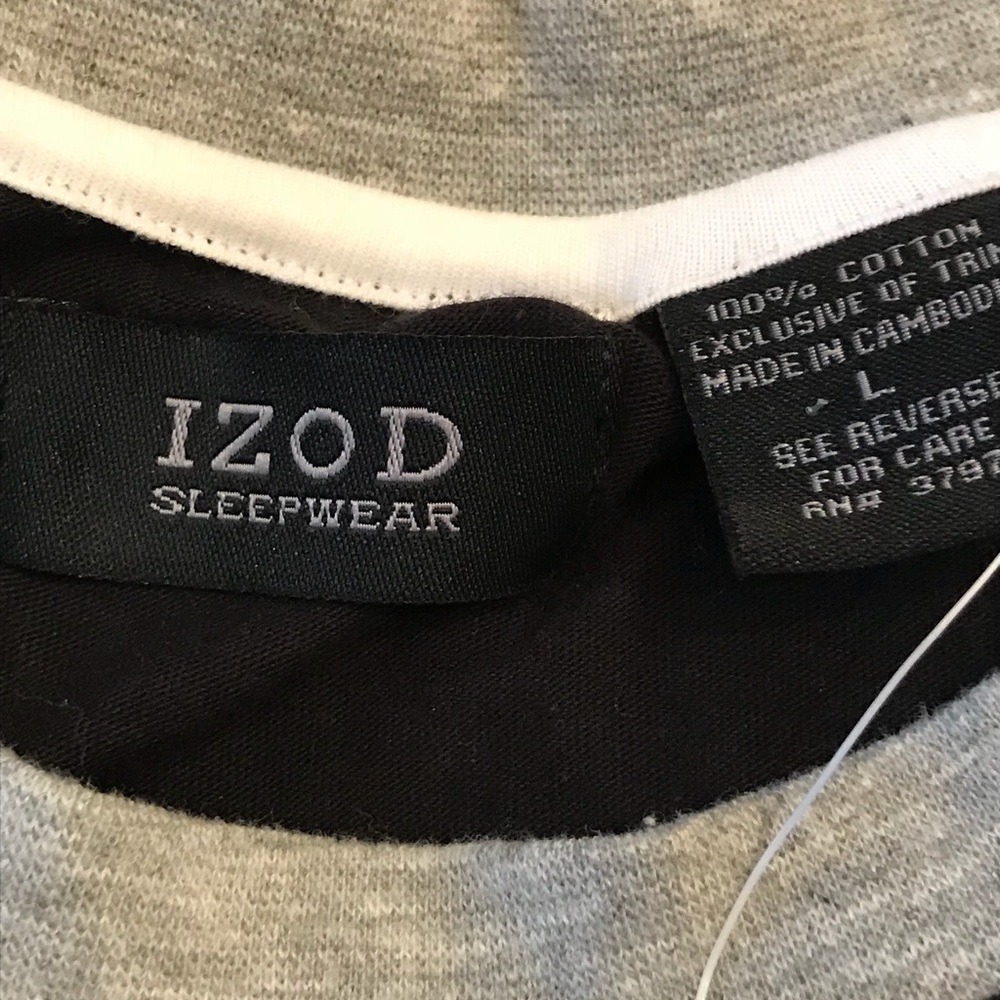 Soft and comfortable Men’s Izod sleep tee - Picture 5 of 5